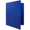 JAM Paper 9.5" x 11" Plastic 2 Pocket School POP Folders with Clasps, 6ct.